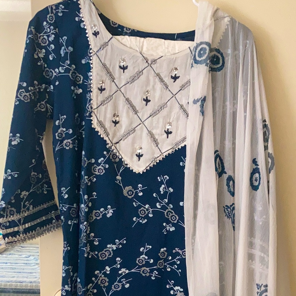 Cotton chudidar set